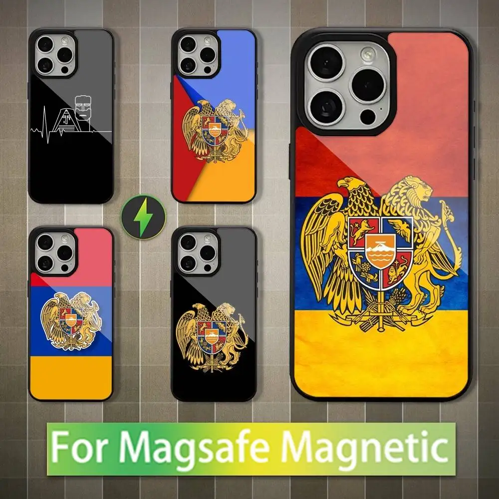 

Armenian Flag Art Passport Phone Case For iPhone 16,15,14,13,12,11,Pro,Max,Plus,Mini,Magsafe,Magnetic Wireless Charging Case