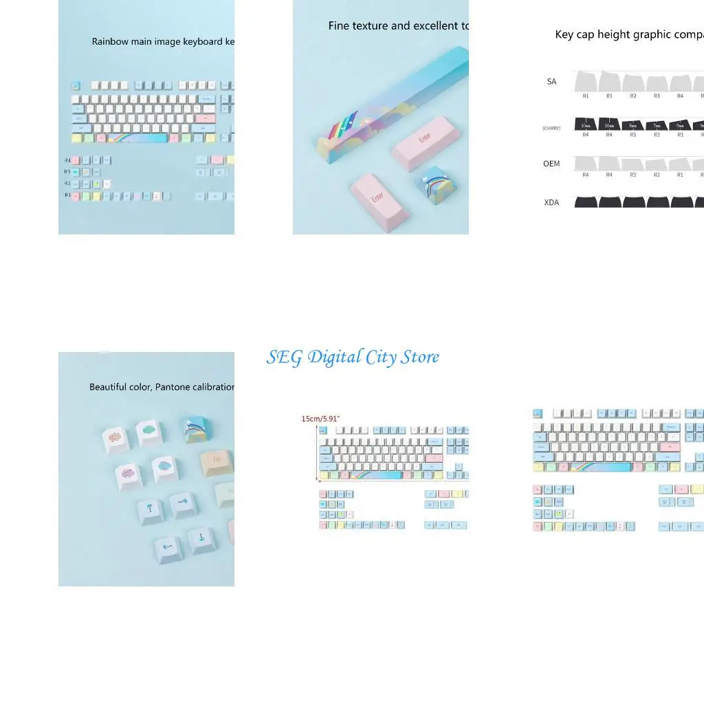 

U75B 139KeyCAP Полный пятисторонний сублимация PBT-клавиш профиль вишневой профиль Клавки Толстые клавиши PBT для