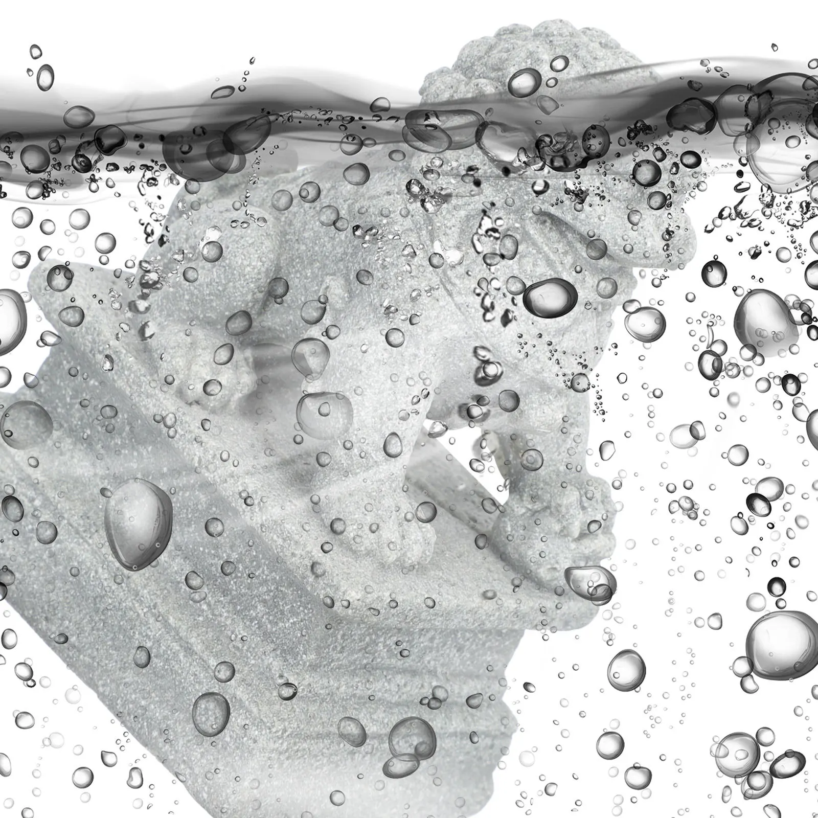 

1 Pair Chinese Style Guardian Lion Figurines Sandstone Mini Statue For Garden Bonsai Decor Plant Pot Landscaping Decoration Home