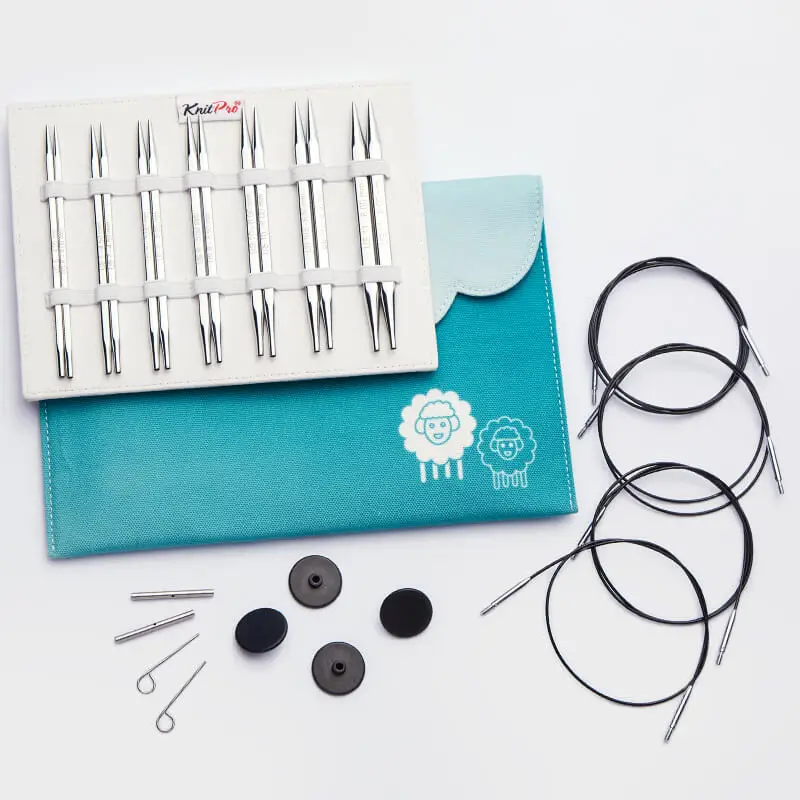 New Knitpro Nova Cubics Interchangeable Circular Needle  Set