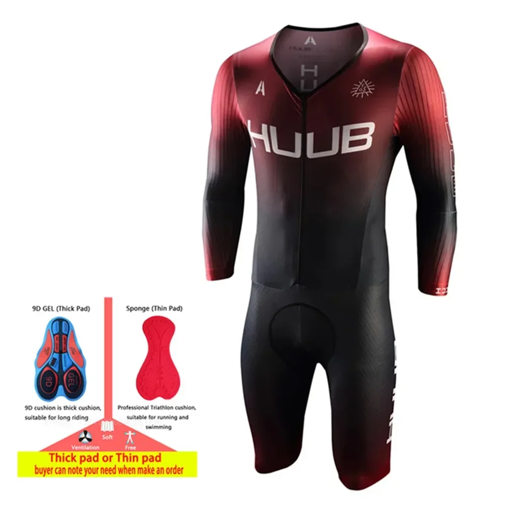 Huub 2022 Triatlon Pak Mannen Fietsen Aero Schaatspak Traje Fiets Kleding Mono Ciclismo Hombre Trisui Mtb Wielertrui Ropa