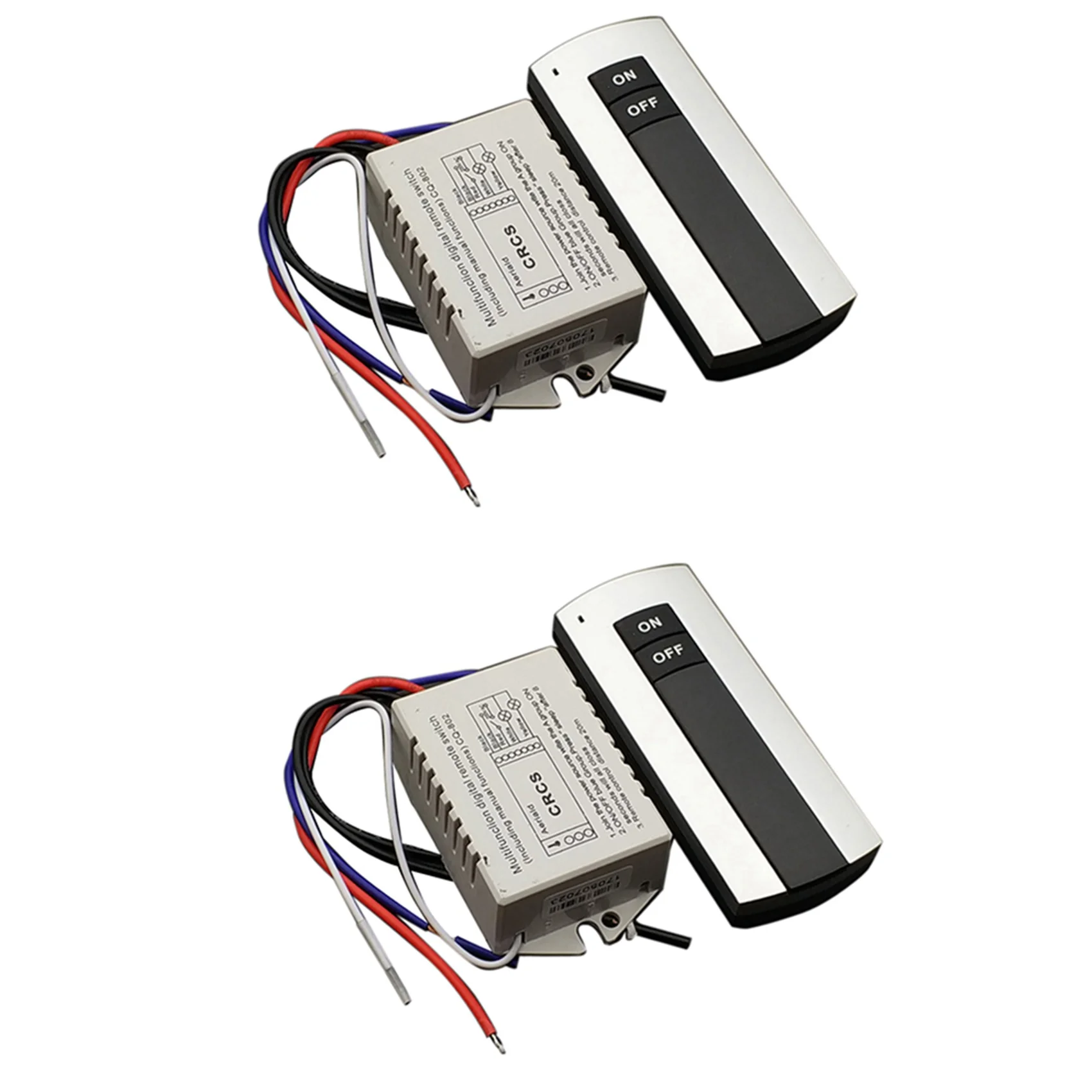 

SDFC-2X 1 Way ON/OFF 220V Wireless Remote Control Switch Digital Remote Control Switch For Lamp & Light HT035