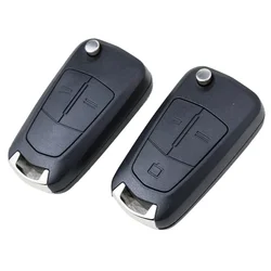 2 3 Bottons Car Key Fob Case Shell Housing for Opel Vauxhall Astra H Corsa D Vectra C Zafira Astra Vectra Signum Car Folding Key