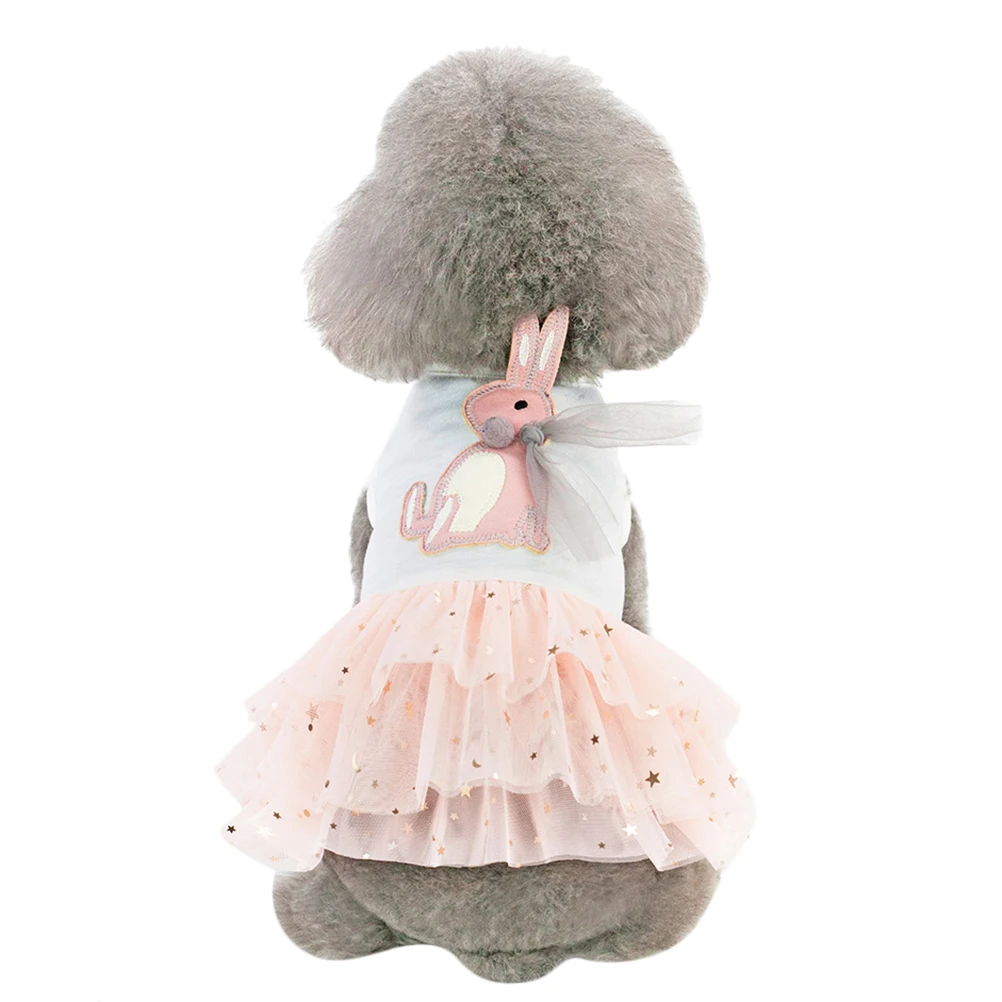 

Pet Skirt Dog Dress Summer Clothes Small Size Cute Tutu Outfit Durable Doggie Apparel Pet Clothes Holiday Photoshoot Travel