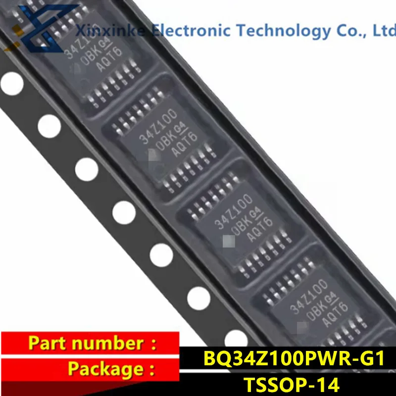 

BQ34Z100PWR-G1 34Z100 TSSOP-14 Battery Management Multi-Chem Impedance Standalone FuelGaug Power Management ICs