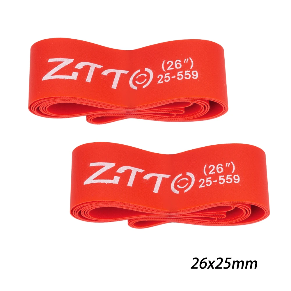 ZTTO 2 Stück Fahrrad Nylon Felgenbänder Felgenstreifen für 14 16 18 20 22 24 26 27,5 29 Zoll 700c MTB Mountain Road Fahrrad Klappreifen