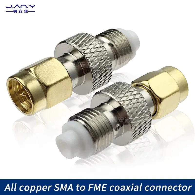 

Copper plated SMA revolving FME female adapter antenna walkie talkie RF signal connection adapter FME revolving SMA female