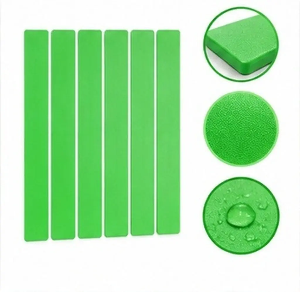 6Pcs Flat Rectangular Spot Markers PVC Boundary Markers for Tennis Court Lines Pickleball Court Lines Soccer Basketball Training