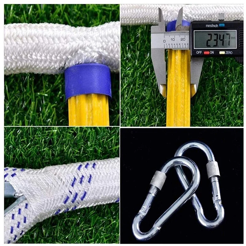 5M Flexible Ladder Rope Ladder Isolated Rock Climbing Anti-Skid Engineering Rope Ladder Rescue ladder para trabalhar em altura