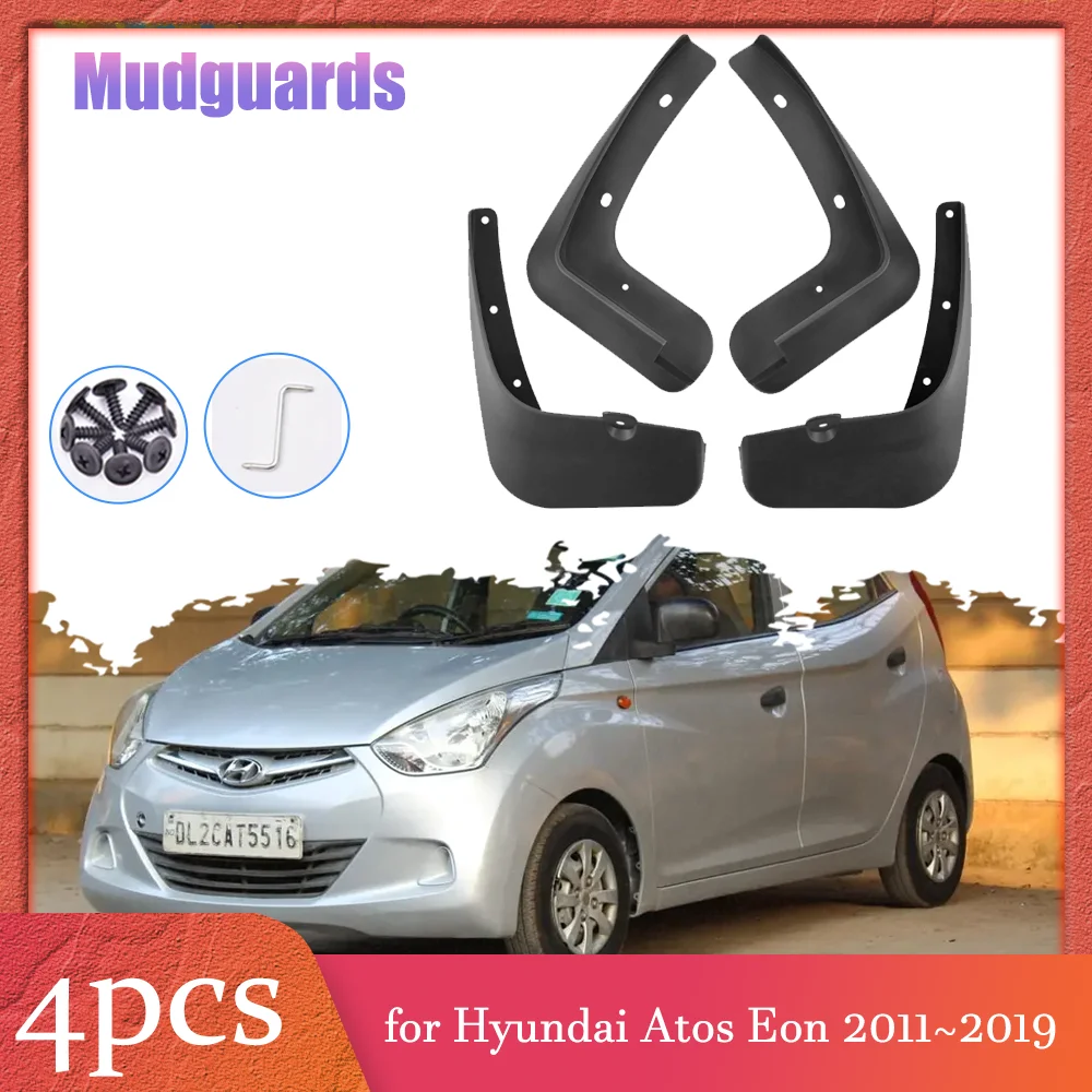 

Автомобильные брызговики для Hyundai Atos Eon 2011 ~ 2019 2012 2013, брызговики, брызговики, переднее и заднее крыло, аксессуары