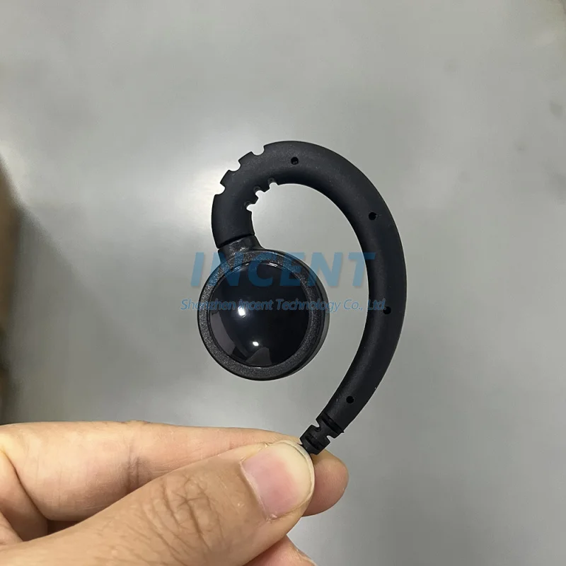 1 قطعة C شكل الأذن هوك سماعة سماعة سماعة المتكلم هيئة التصنيع العسكري PTT لراديو ايرباص EADS THR880i