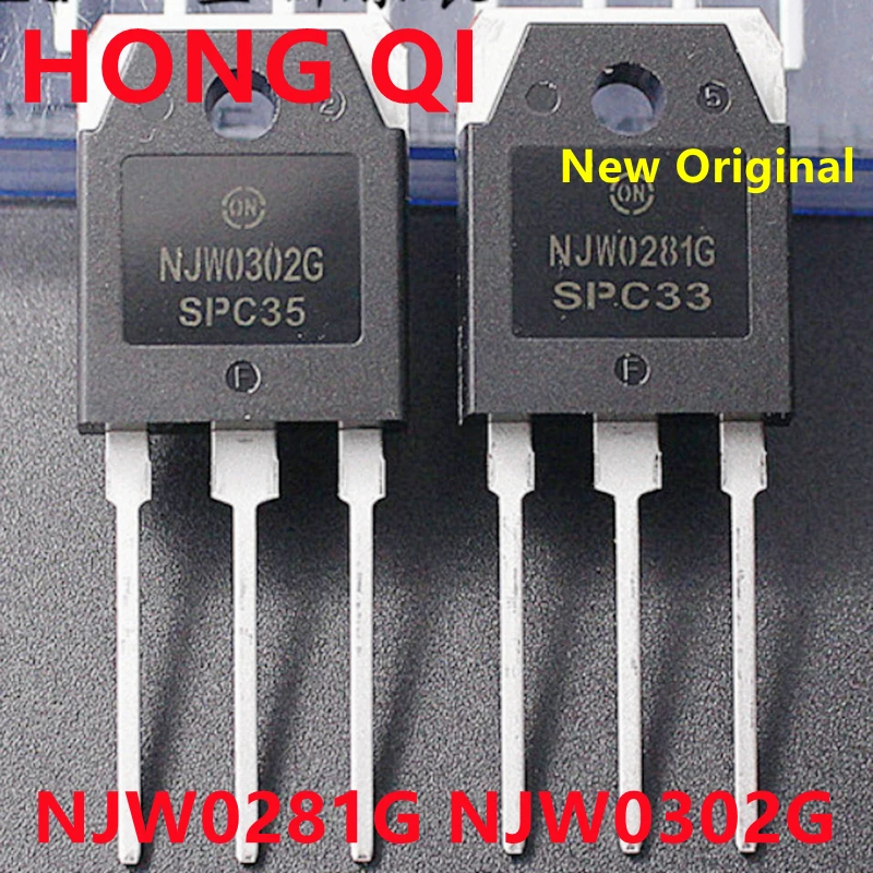 

5Pairs Original New NJW0281G NJW0302G 15A 250V 150W Imported Audio Amplifier Transistor NJW0281 NJW0302