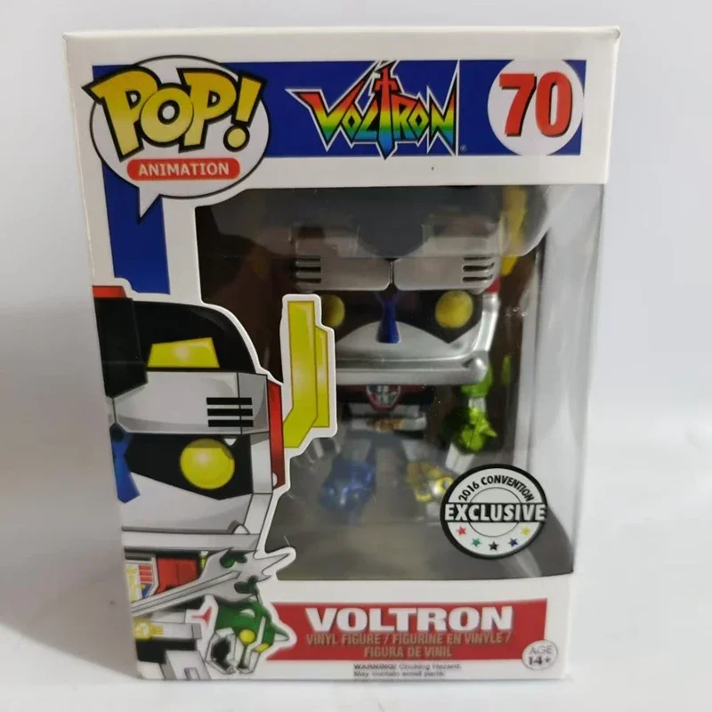 2024 Neuer Funko Pop! Animation Voltron - Voltron # 70 exklusive Vinyl-Actionfiguren-Sammlung, Modellspielzeug als Geburtstagsgeschenk