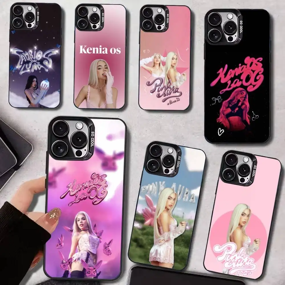 

Singer K-Kenia OS Phone Case For iPhone17,16,15,14,13,12,11 Plus,Pro Max Black Candy Matte Shockproof Cover