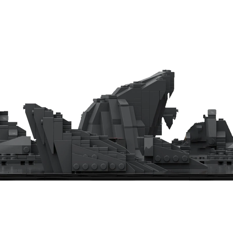 

MOC Building Blocks Cave - Riddles in the Dark Movie Scene Display Model Bricks DIY Creative Assembly Toys Xmas Gifts 1099PCS