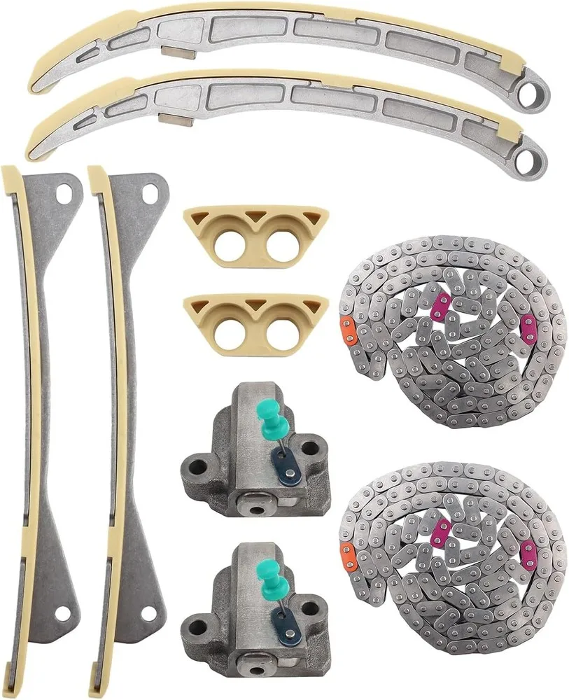 243123L100 24420-3CGA3 248103CGA2 248203CGA3 Kit Rantai Waktu untuk 2015-2021 3.3L 3.8L Sedona Genesis Azera Palisade Santa Fe U