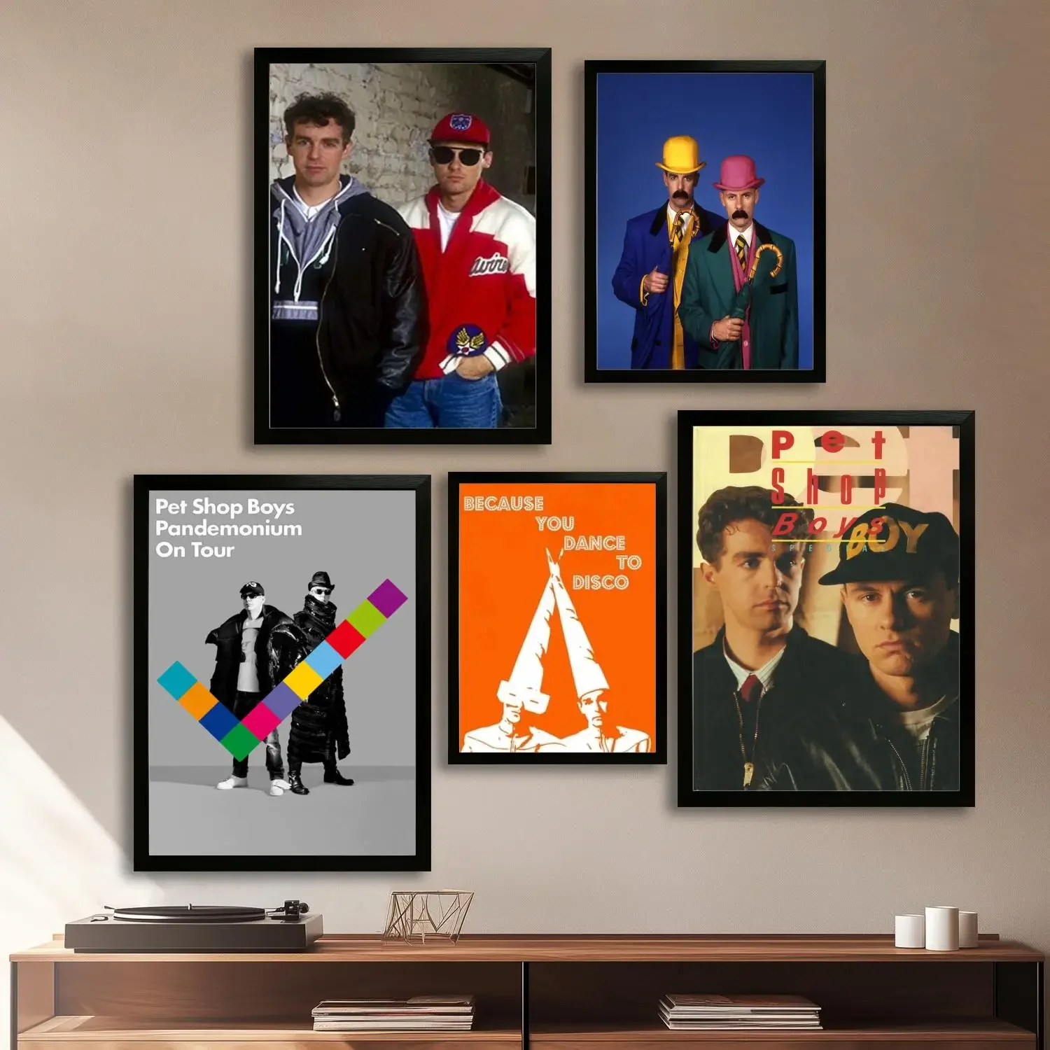 Pet Shop Boys Canvas Art Poster and Wall Art Picture Print, Modern Family Bedroom Decor Posters,Decorative painting