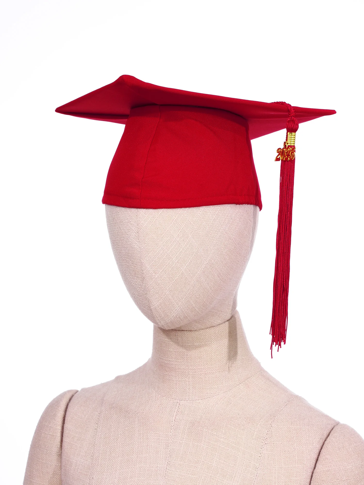 طقم الكلية التأثيري للأولاد والبنات ثوب البكالوريوس لطلاب المدارس الابتدائية المتوسطة رداء مع شارة قبعة شرابة 2025 زي التخرج