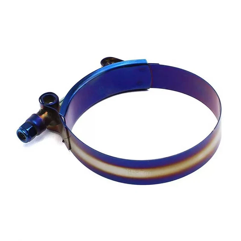 Verstellbarer Rohrbefestigungsclip Universelle Schlauchklemme Titanblau 40mm bis 97mm Schlauchklemmen-Set Edelstahl 1,57" bis 3,81" – Detail 7