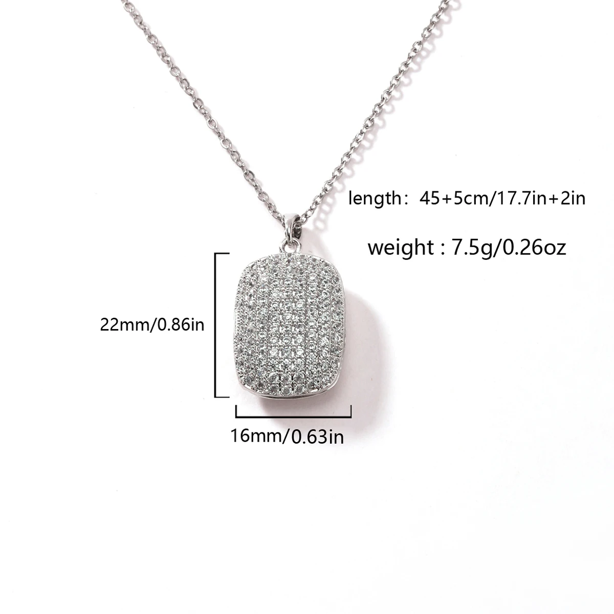 Vintage Emaille Herz Foto-Medaillon Anhänger Halskette für Frauen Minimalistischer Luxuriöser Nicht-Verblassender Edelstahl Schmuck Accessoire – Detail 2