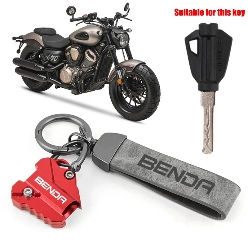 Für BENDA Chinchilla 250 450 500 Rock300 LFS700 LFC700 Motorrad Aluminiumlegierung Schlüsselhülle Schutzhülle & Schlüsselanhänger