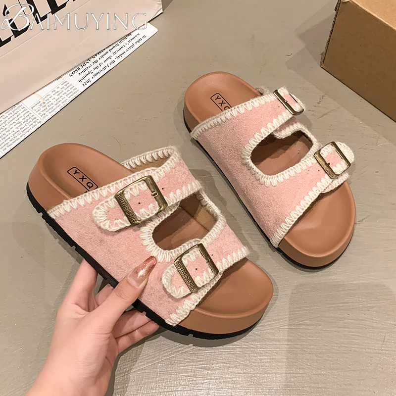 

Women Slippers Loafers Casual Shoes Woman Flat Sandals Summer 2025 Trend Beach Open Toe Comfort Flip Flops Shallow Zapatillas