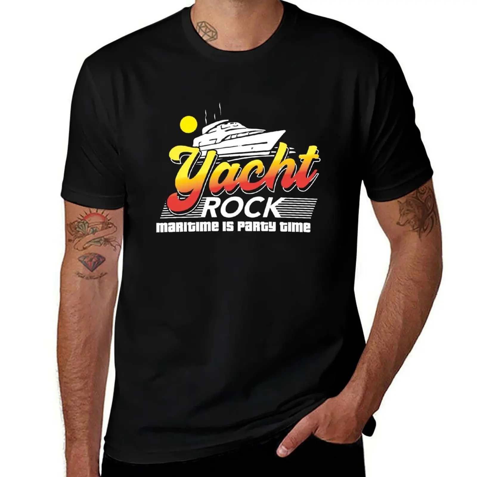 

Yacht Rock Maritime Is Party Time T Shirt Gift T-Shirt t shirt man casual anime tshirt T-Shirt