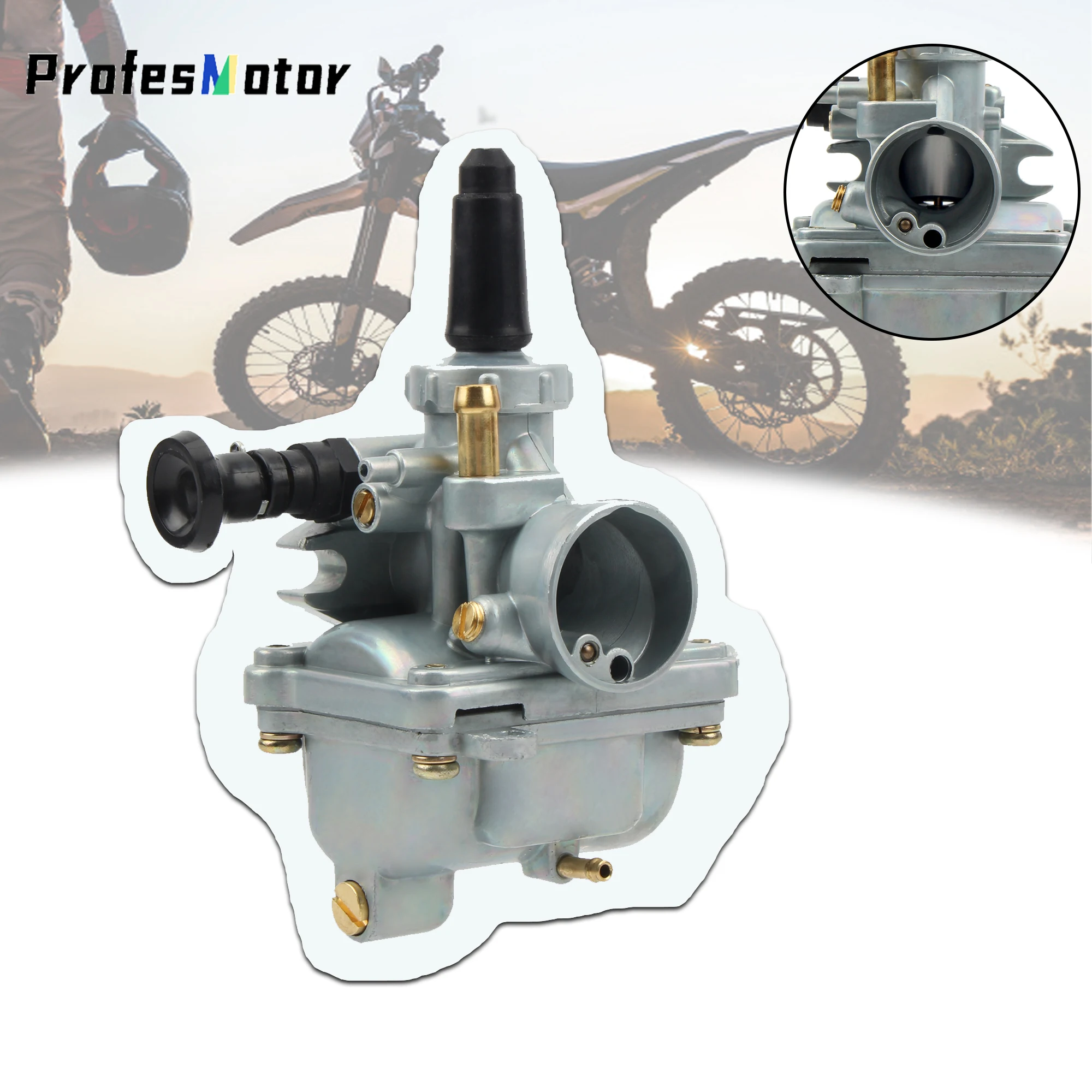 

For Yamaha DT50 MX R RD50 M Motorcycle 16mm Carburetor For Mikuni VM16 50cc Engine Parts Motocross Accessories Carburetor Enduro