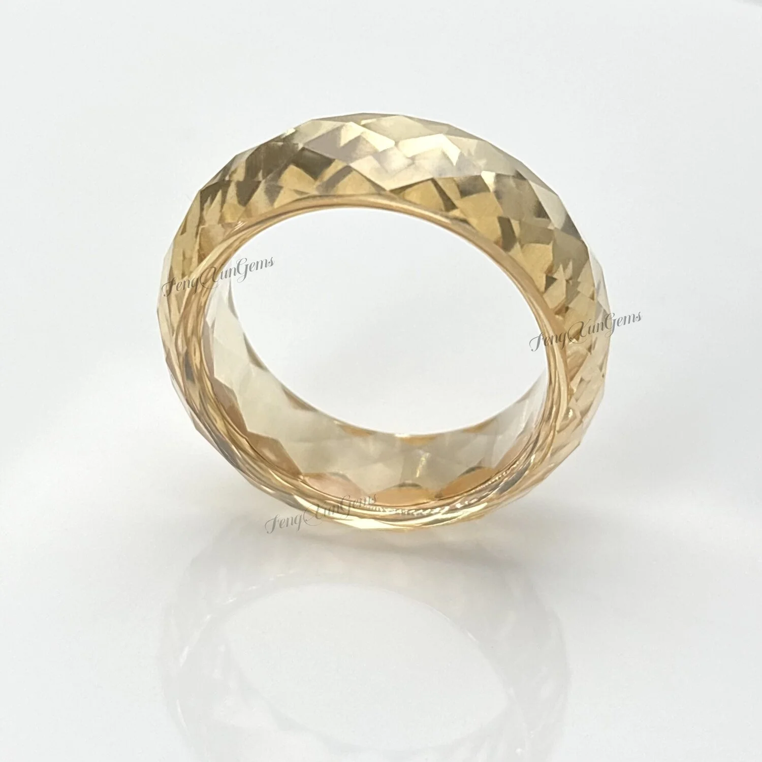 

Кольцо с круглым граненым/гладким кубическим цирконием цвета шампань, подарок на предложение, помолвку, свадьбу, годовщину, в стиле хип-хоп, для мужчин и женщин