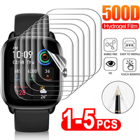 Soft Hydrogel Film for Xiaomi Amazfit GTR 4 3 2 2E POP Pro Screen Protector for Huami Amazfit GTS 2 4 Mini Bip S Protective film