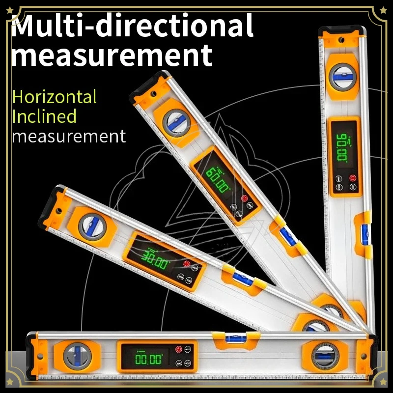 

Digital Angle Finder Protractor 0-90° Inclinometer with LED Display & Magnets