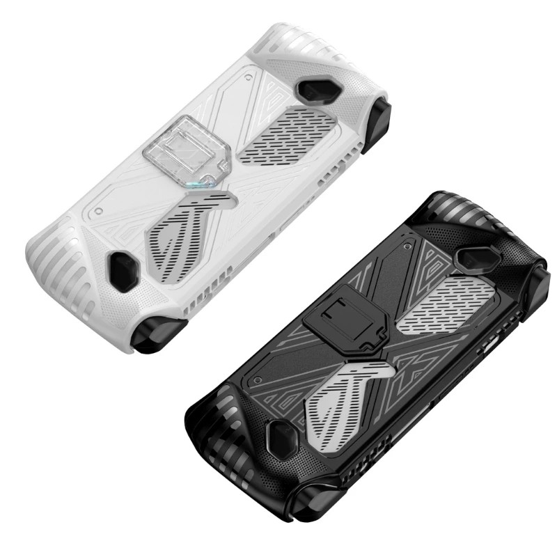 Funda protectora Funda blanda de TPU para ROGALly Gamepad Carcasa flexible con soporte de soporte Piel a prueba de golpes