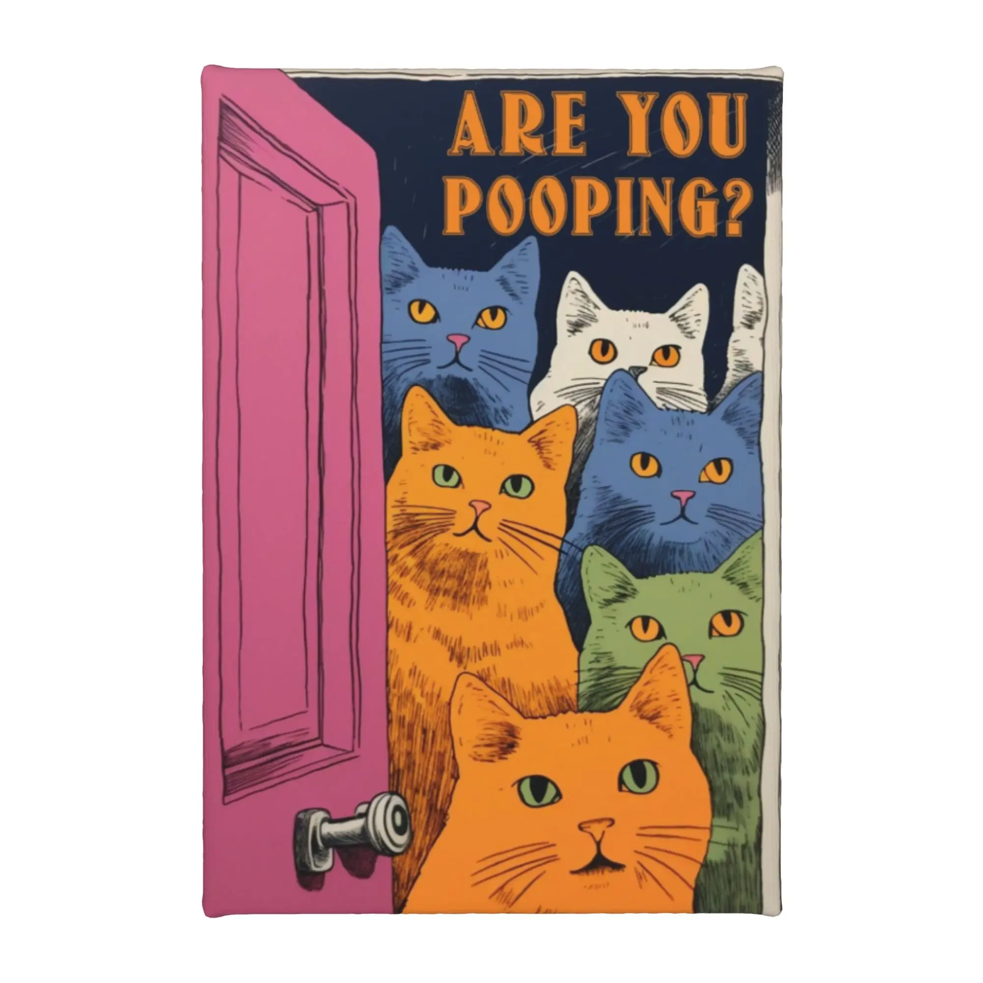 Unframed Canvas Wall Painting Are You Pooping Wall Decor for Bedroom  Home Decoration Gift Customerized Painting 20x30cm