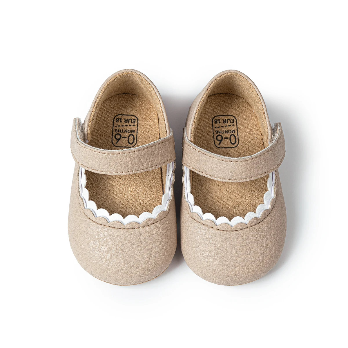 Zapatos de princesa para bebés y niñas, suelas suaves de goma informales, antideslizantes para exteriores, 0 a 18 meses, primeros pasos, zapatos de