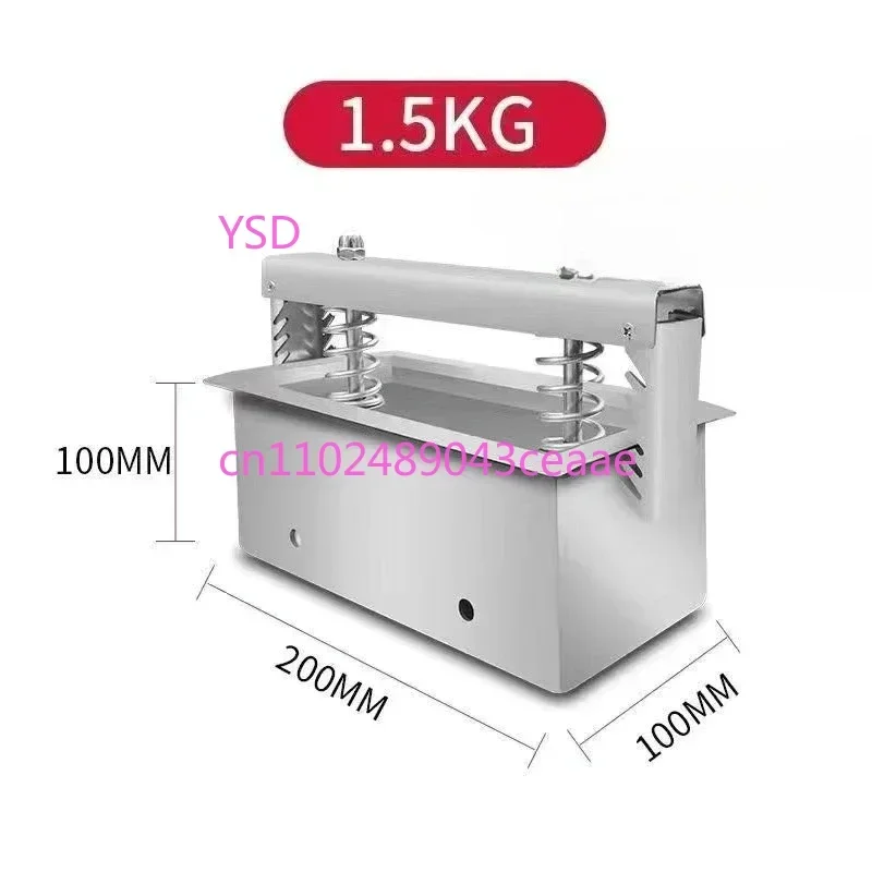 

Пресс для сырокопченого мяса 1-1,5 кг, из нержавеющей стали, с двойной пружиной, для приготовления ветчины и бекона, пресс для мясных деликатесов