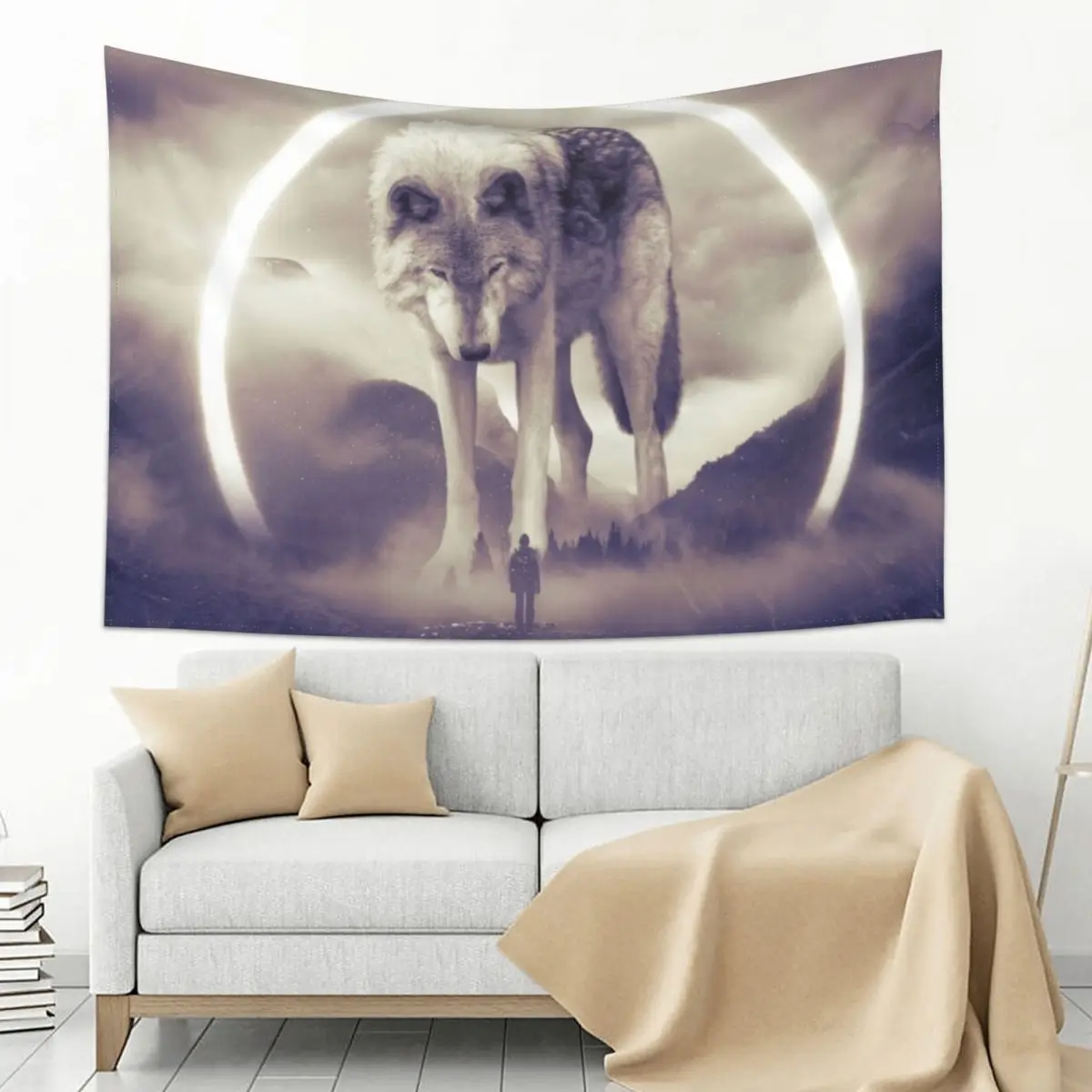 

aegis II | wolf Tapestry