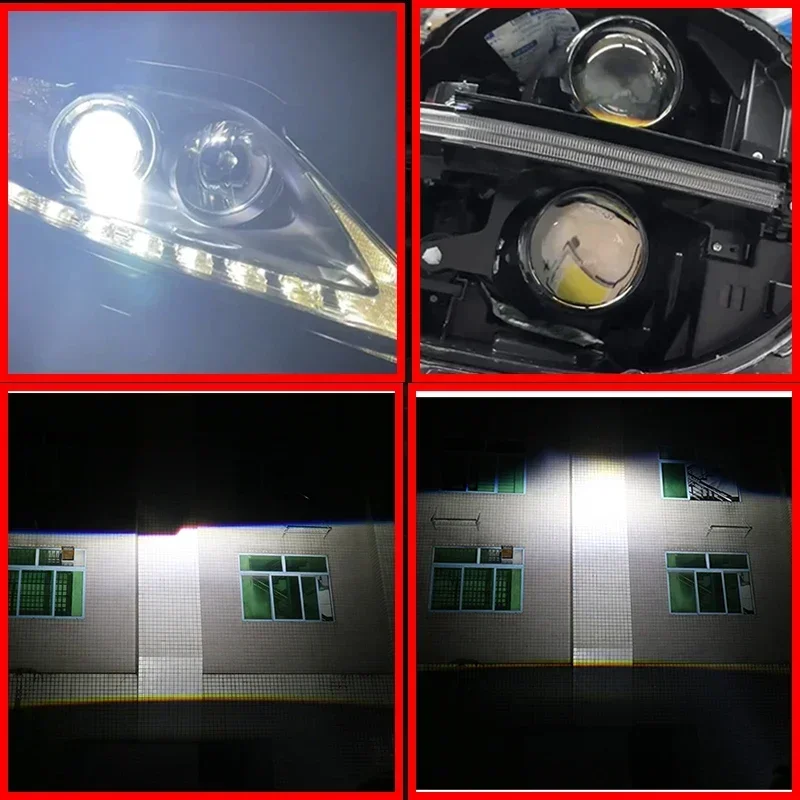 SANVI 3.0 Bi LED Lenses for Headlights Ice Lense Auto LED Projector Headlight Hella G5 3R Projector 110W Car Light Retrofit