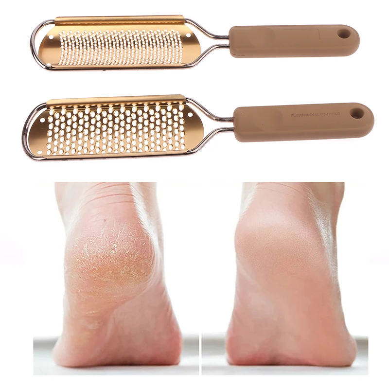 304 Stainless Foot File Callus Remover Tool for Dead Skin Removal Home Pedicure Tools Foot Rasp Smooth Soft Feet Grater Scraper