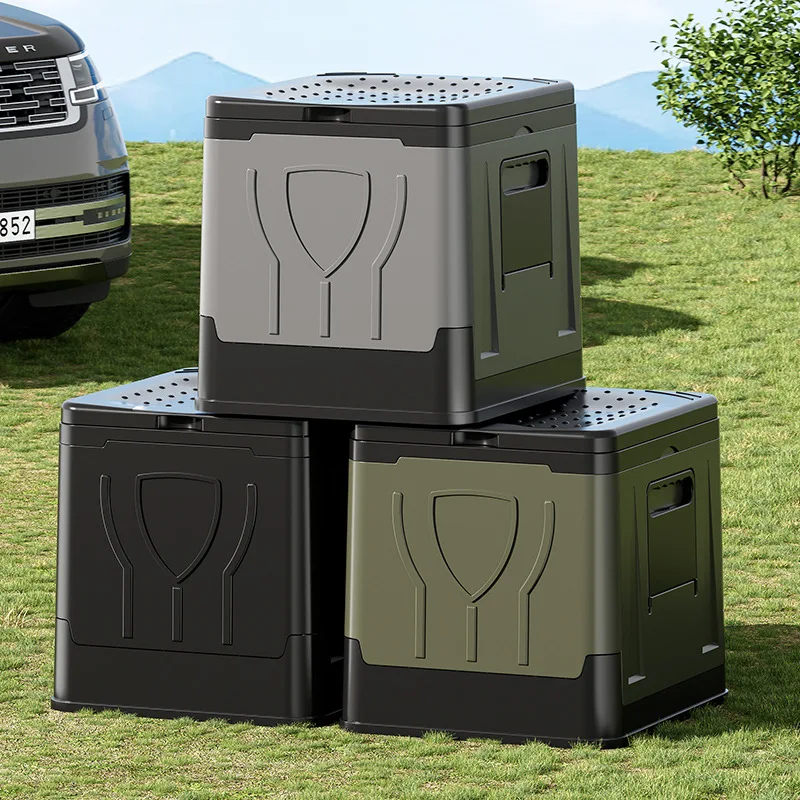 Outdoor folding car toilet Portable car car adult camping camping adult mobile road trip toilet