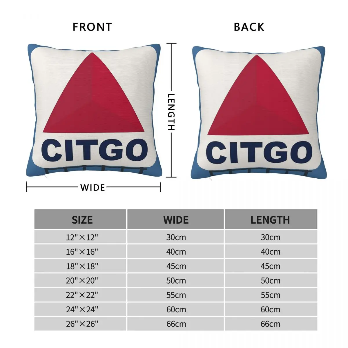 Fenway Citgo Sign Pillowcase Polyester Linen Velvet Printed Zip Decor Throw Pillow Case Car Cushion Cover 45x45