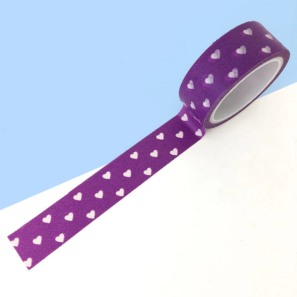 

2Pcs Premium Paper Washi Tape Bright Colors for Handmade Crafts Scrapbooking DIY Stationery Decoration Masking Adhesive Tape