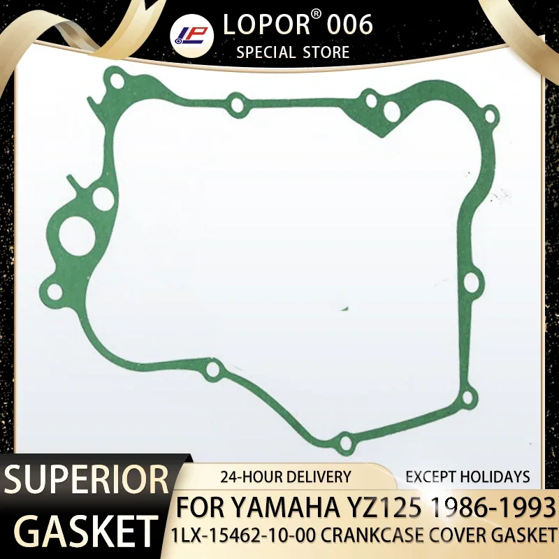 

LOPOR Motorcycle Engine Cranks Rods Crankcases Gasket For YAMAHA YZ125 1986-1993 YZ 125 1LX-15462-10-00