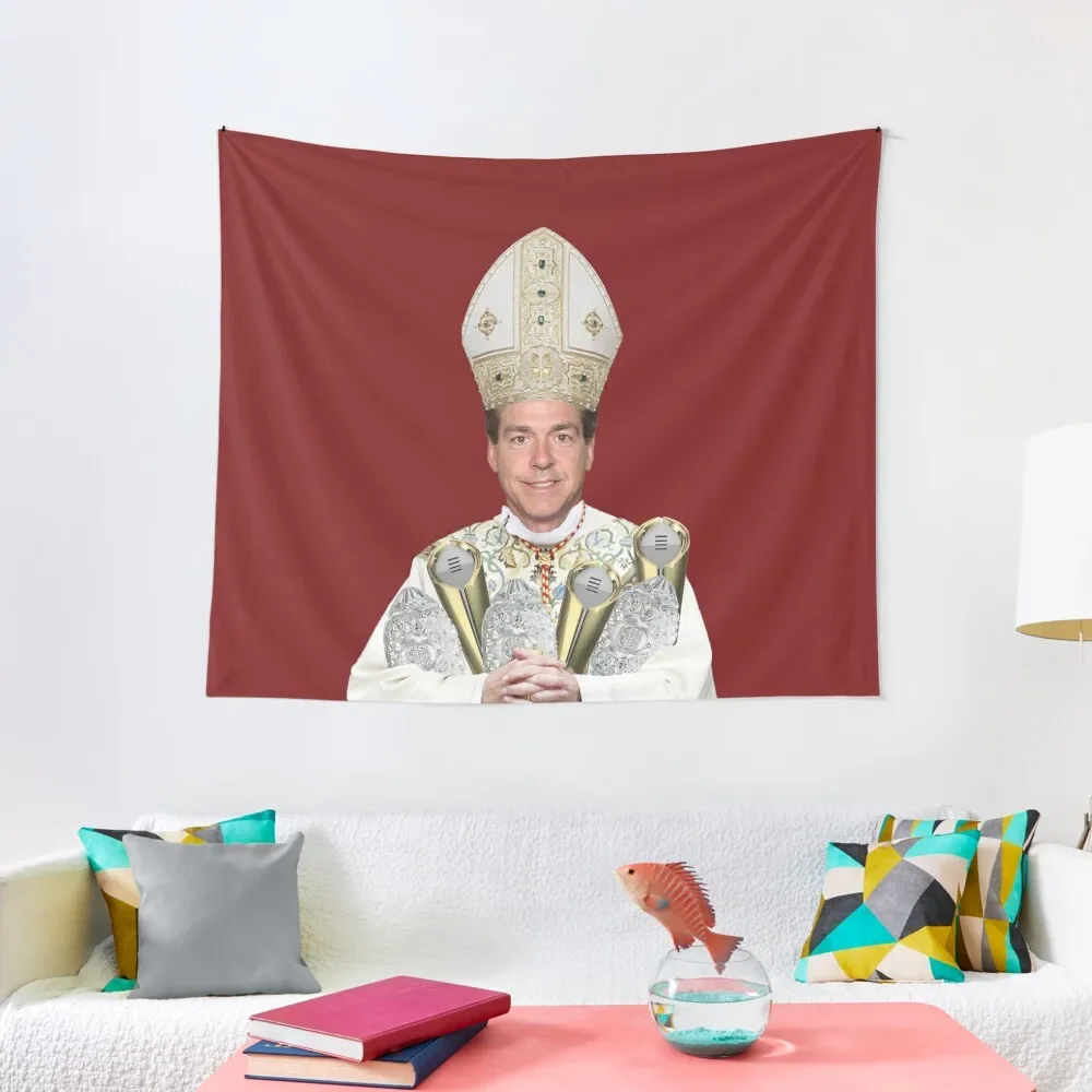 Pope Saban with Trophies Tapestry Home Decor Accessories Room Aesthetic Decor Tapestry