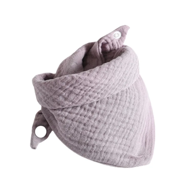 Bavoirs d'alimentation pour bébé, serviette de salive, écharpe triangulaire, bandana, bavoir en coton doux, bouton pression réglable, rot grill