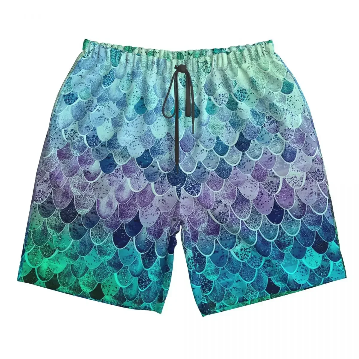 MAGIC MERMAID RAINBOW Trunks Beach Board Shorts Casual Quick Dry Swimming Summer Men Pants