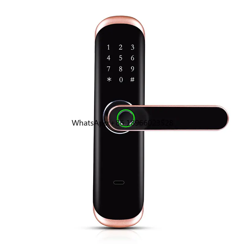 

Huarui lock wifi Tuya tt lock App smart deadbolt gate Biometric cerraduras fingerprint lock