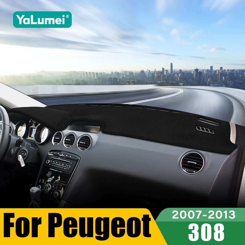 Für Peugeot 308 308SW T7 308GTI 2007 2008 2009 2010 2011 2012 2013 Auto Dashboard Sonnenschutz Abdeckung Nicht-slip Matte Zubehör
