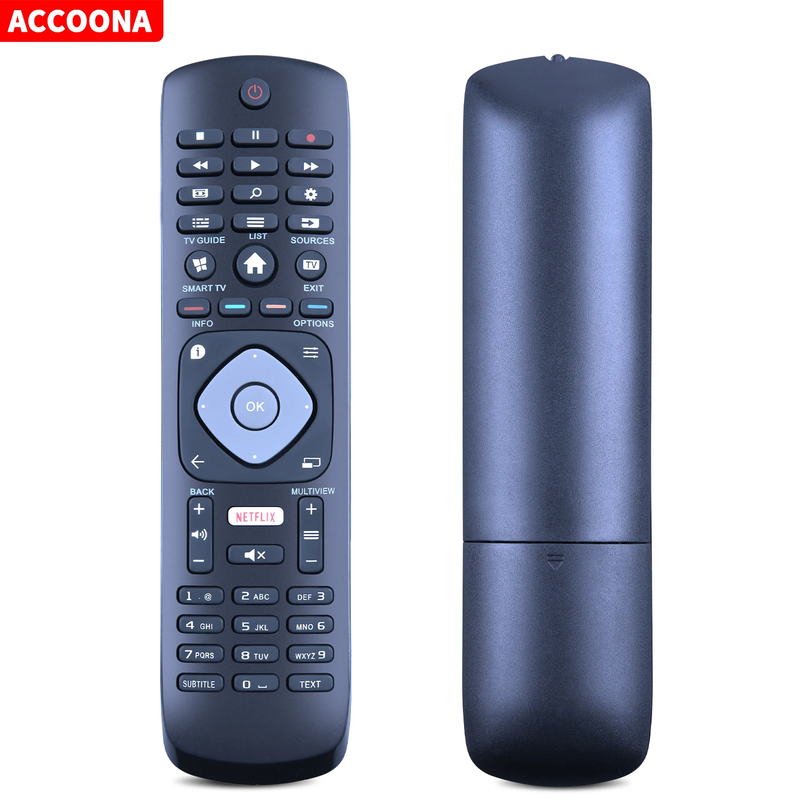 100% new Universal Remote Control Rm-L1285 For Philips Lcd/Led/Plasma Tv + For Netflix Button