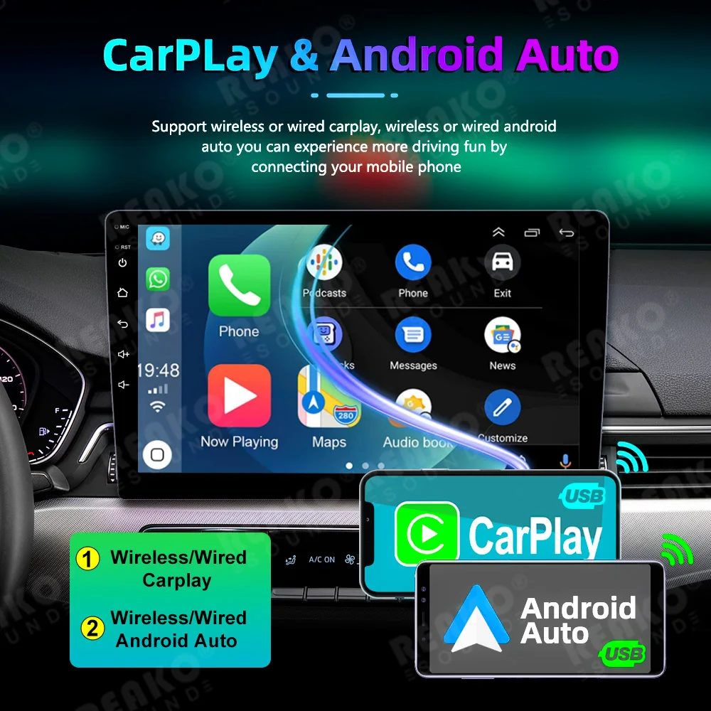 X-REAKO Android Car Radio Autoradio 4+64G 2 Din 7\