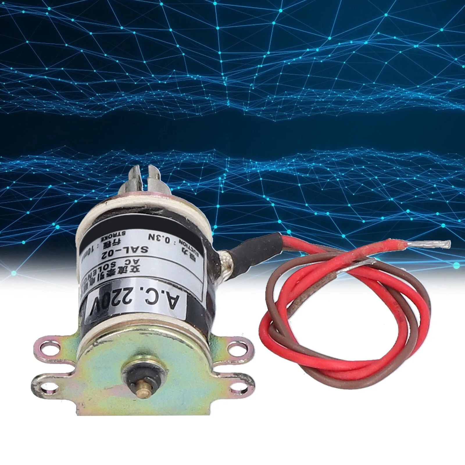 SAL-02 Push-Pull AC Solenoid Electromagnet Open Frame Mechanical Electromagnet 220V AC 3N 10mm Stroke For Auto Vending Machine